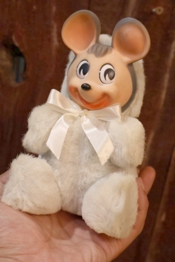 画像10: ct-250801-19 Knickerbocker 1950's ANIMALS of DISTINCTION Rubber Face Mouse Doll