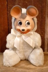 ct-250801-19 Knickerbocker 1950's ANIMALS of DISTINCTION Rubber Face Mouse Doll