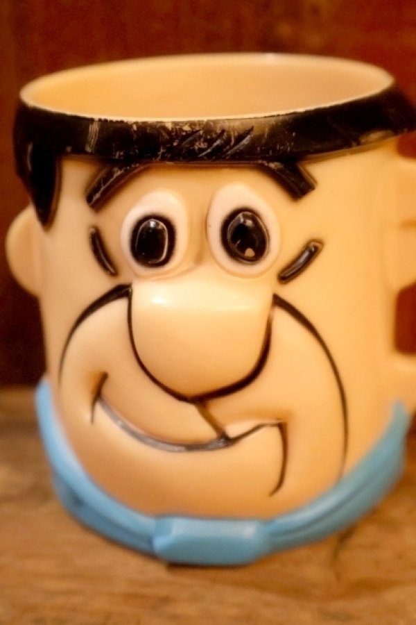 画像2: ct-250803-04 Fred Flintstone / 1960's Plastic Mug