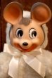 画像2: ct-250801-19 Knickerbocker 1950's ANIMALS of DISTINCTION Rubber Face Mouse Doll (2)