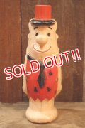 ct-250802-07 Fred Flintstone / PUREX 1960's Fun Bath Bottle