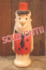 ct-250802-07 Fred Flintstone / PUREX 1960's Fun Bath Bottle