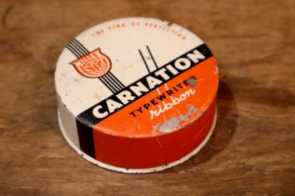画像1: dp-250205-78 CARNATION TYPEWRITTER RIBBON CAN