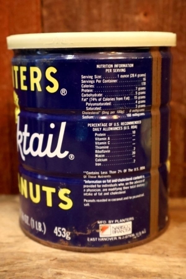 画像4: ct-250804-02 PLANTERS / MR.PEANUT 1980's〜 Party Pack Cocktail Peanuts Tin Can
