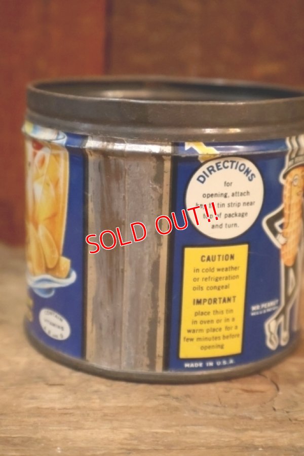 画像4: ct-250803-07 PLANTERS / MR.PEANUT 1950's Cocktail SALTED PEANUT Tin Can