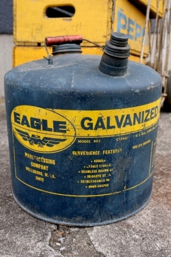 画像1: dp-250804-13 MANUFACTURING COMPANY / EAGLE 1960's-1970's GALVANIZED CAN