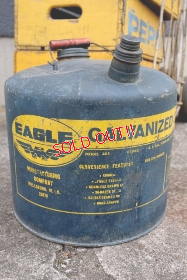 画像1: dp-250804-13 MANUFACTURING COMPANY / EAGLE 1960's-1970's GALVANIZED CAN