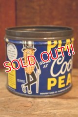 ct-250803-07 PLANTERS / MR.PEANUT 1950's Cocktail SALTED PEANUT Tin Can