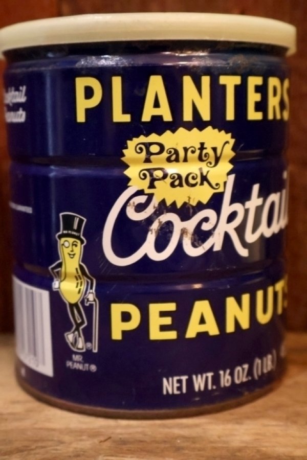 画像3: ct-250804-02 PLANTERS / MR.PEANUT 1980's〜 Party Pack Cocktail Peanuts Tin Can