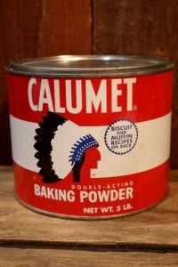 dp-250807-03 CALUMET BAKING POWDER 1980's 5LB. CAN
