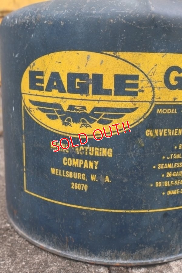 画像2: dp-250804-13 MANUFACTURING COMPANY / EAGLE 1960's-1970's GALVANIZED CAN