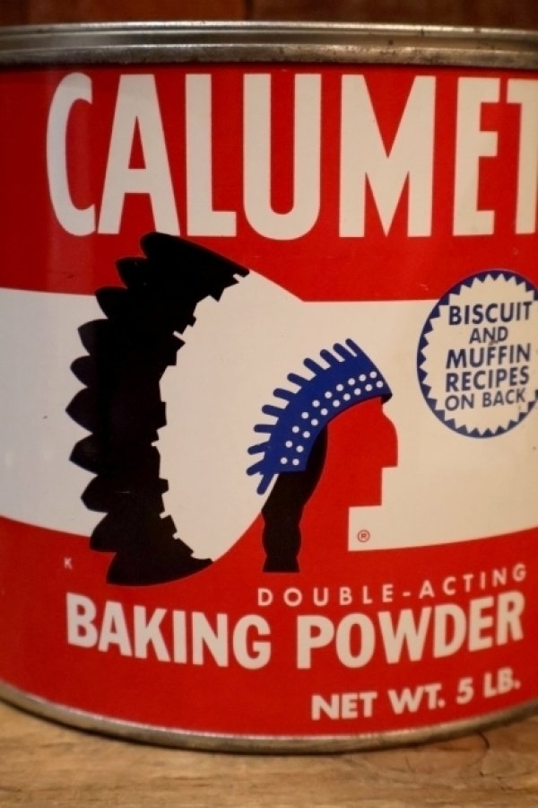 画像2: dp-250807-03 CALUMET BAKING POWDER 1980's 5LB. CAN