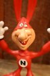 画像2: ct-250801-24 Domino Pizza / Noid 1988 Bendable Figure (2)