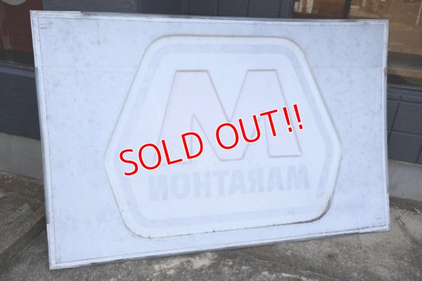 画像12: dp-250618-27 【※店頭ピックのみ特価品】MARATHON 1990's-2000's / Huge Gas Station Sign