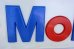 画像2: dp-250618-08 【※店頭ピックのみ】Mobil 1990's Embossed Gas Station Sign (2)