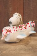 ct-250802-12 Snoopy Flying Ace / Danara 1970's- early 1980’s Airplane Squeaky Toy
