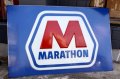 dp-250618-27 【※店頭ピックのみ特価品】MARATHON 1990's-2000's / Huge Gas Station Sign