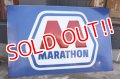 dp-250618-27 【※店頭ピックのみ特価品】MARATHON 1990's-2000's / Huge Gas Station Sign