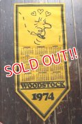 ct-250807-01 Woodstock / Felt Banner 1974 Calendar