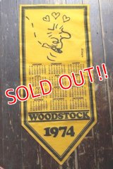 ct-250807-01 Woodstock / Felt Banner 1974 Calendar