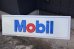 画像1: dp-250618-08 【※店頭ピックのみ】Mobil 1990's Embossed Gas Station Sign (1)