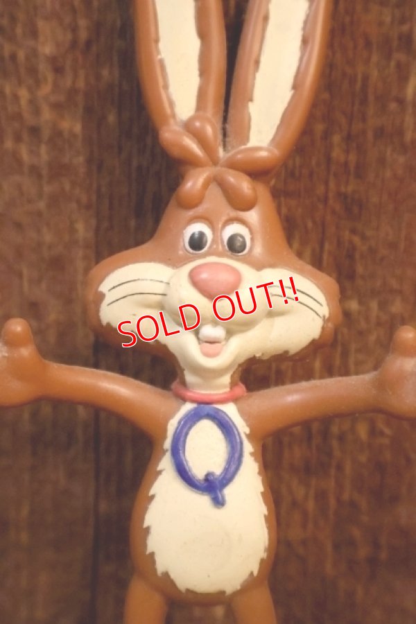 画像2: ct-250901-07 Nestlé / Quik Bunny (Quicky) 1990's Bendable Figure