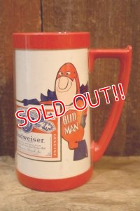 ct-250804-03 Budweiser / BUD MAN 1980's Plastic Mug
