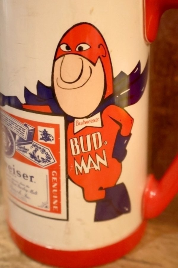 画像2: ct-250804-03 Budweiser / BUD MAN 1980's Plastic Mug