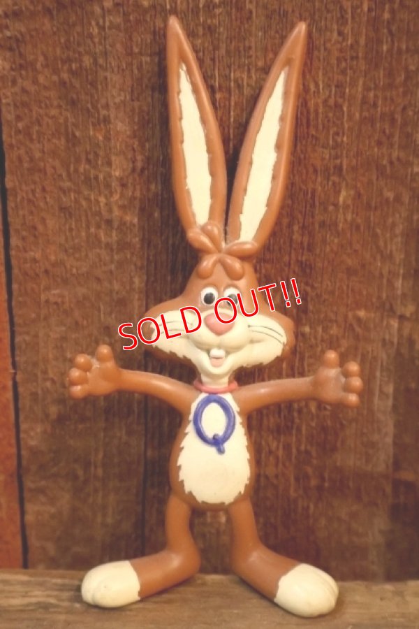 画像1: ct-250901-07 Nestlé / Quik Bunny (Quicky) 1990's Bendable Figure