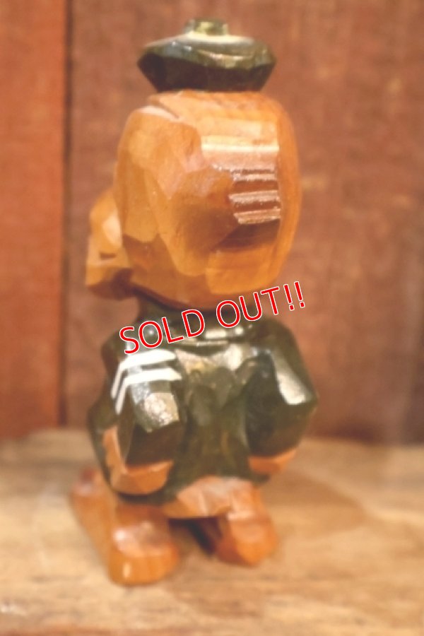 画像4: ct-250901-03 Tulane University / ANRI 1950's Hand Carved Wood Mascot "Riptide"
