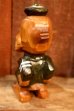 画像4: ct-250901-09 Tulane University / ANRI 1950's Hand Carved Wood Mascot "Riptide"