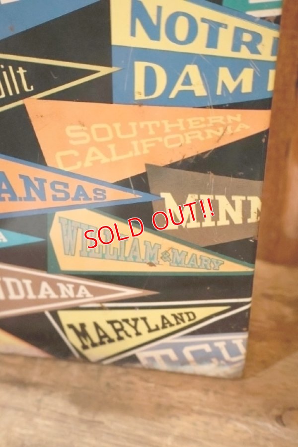 画像4: dp-250804-09 1950's-1960's College Pennant Student Record File Box