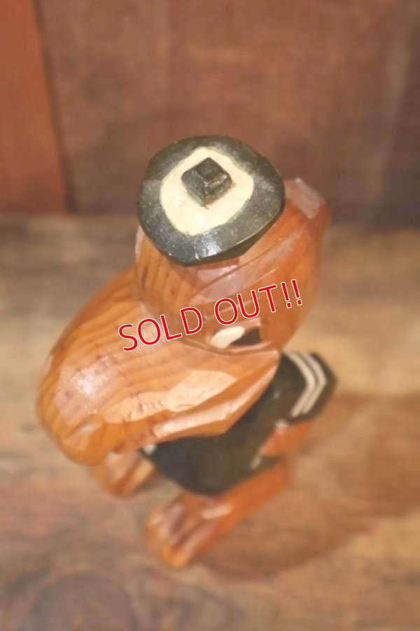 画像5: ct-250901-03 Tulane University / ANRI 1950's Hand Carved Wood Mascot "Riptide"