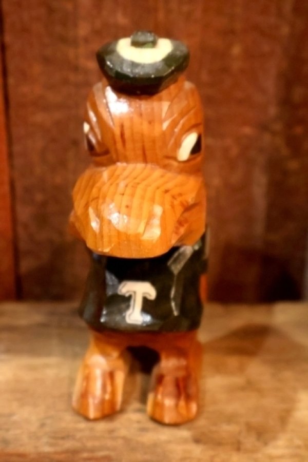 画像2: ct-250901-09 Tulane University / ANRI 1950's Hand Carved Wood Mascot "Riptide"