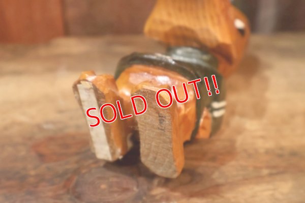 画像6: ct-250901-03 Tulane University / ANRI 1950's Hand Carved Wood Mascot "Riptide"