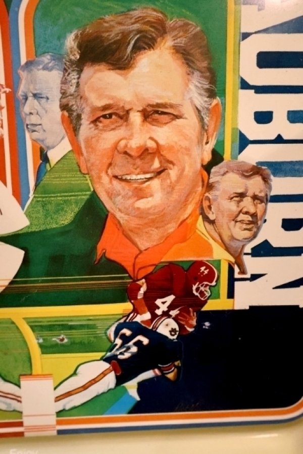 画像3: ck-045 ALABAMA & AUBURN UNIVERSITY / Coca-Cola 1975 Tin Serving Tray