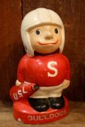 ct-250901-04 LSU BULLDOGS / QUINCO 1960's Football Player Coin Bank