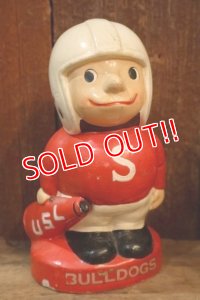 ct-250901-04 LSU BULLDOGS / QUINCO 1960's Football Player Coin Bank