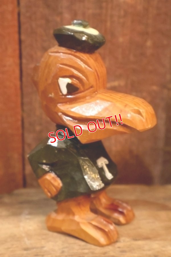 画像3: ct-250901-03 Tulane University / ANRI 1950's Hand Carved Wood Mascot "Riptide"