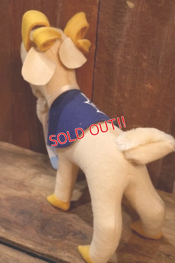 画像6: ct-250901-01 United States Navy (U.S.N.) GREAT LAKES / Collegiate Manufacture 1950's "Bill the Goat" Doll