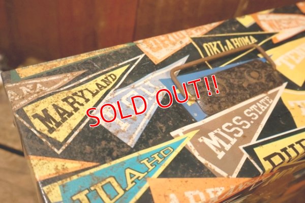 画像12: dp-250804-09 1950's-1960's College Pennant Student Record File Box