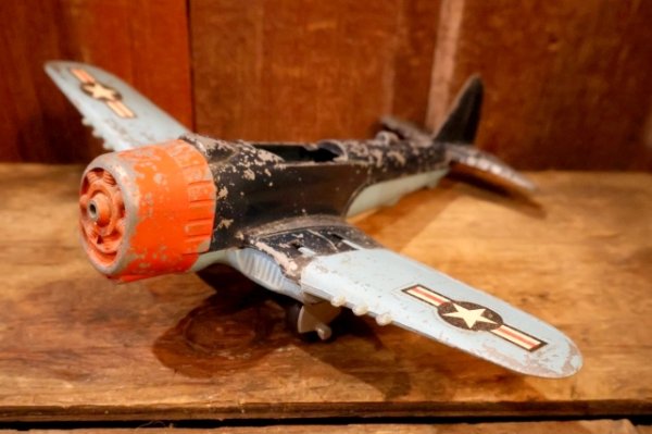 画像1: dp-250901-03 HUBLEY KIDDIE TOY 1960's Die-Cast Metal "NAVY FIGHTER BOMBER"