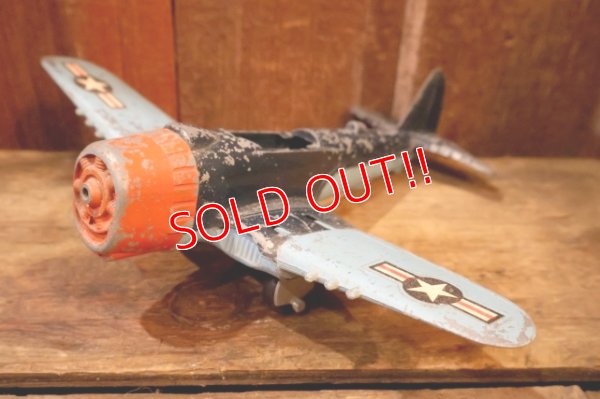 画像1: dp-250901-03 HUBLEY KIDDIE TOY 1960's Die-Cast Metal "NAVY FIGHTER BOMBER"