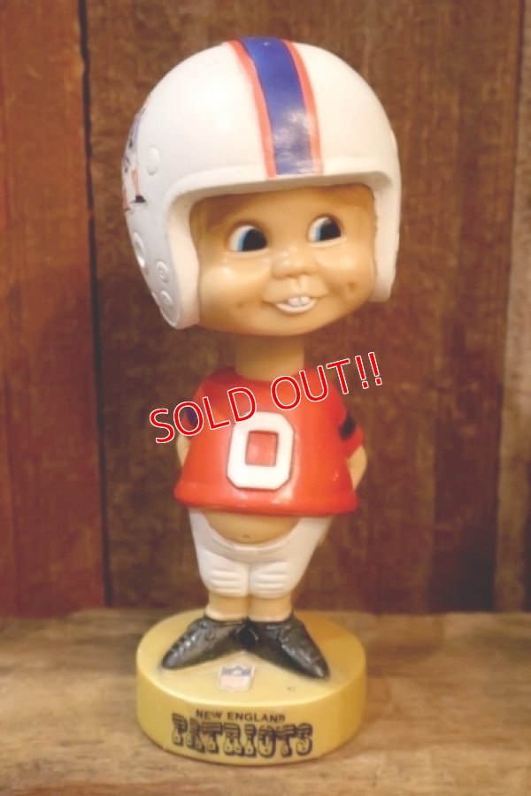 画像1: ct-250901-09 NFL 1970's Bobble Head "New England Patriots"