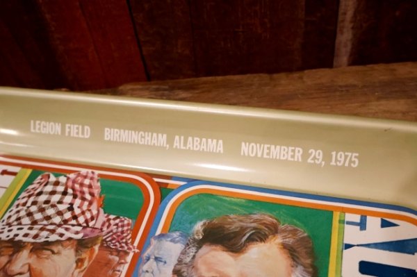 画像6: ck-045 ALABAMA & AUBURN UNIVERSITY / Coca-Cola 1975 Tin Serving Tray