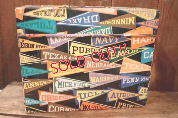 画像8: dp-250804-09 1950's-1960's College Pennant Student Record File Box