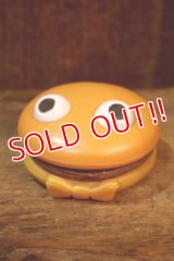 ct-250901-06 McDonald's / Fisher-Price 1988 Fun with Food "HAMBURGER HAPPY MEAL GUY"