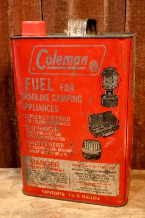 画像1: dp-250804-05 Coleman 1970's 1 U.S. GALLON GASOLINE CAN