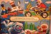 画像8: ct-250802-32 SESAME STREET / Playskool 1970's Wood Frame Tray Puzzle