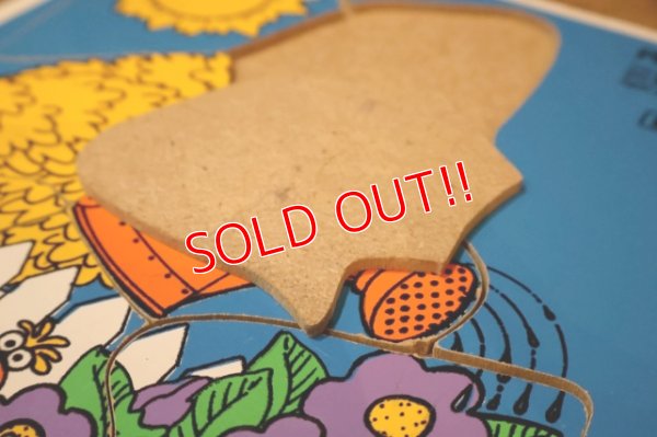 画像6: ct-250802-30 Big Bird & Little Bird / Playskool 1970's Wood Frame Tray Puzzle